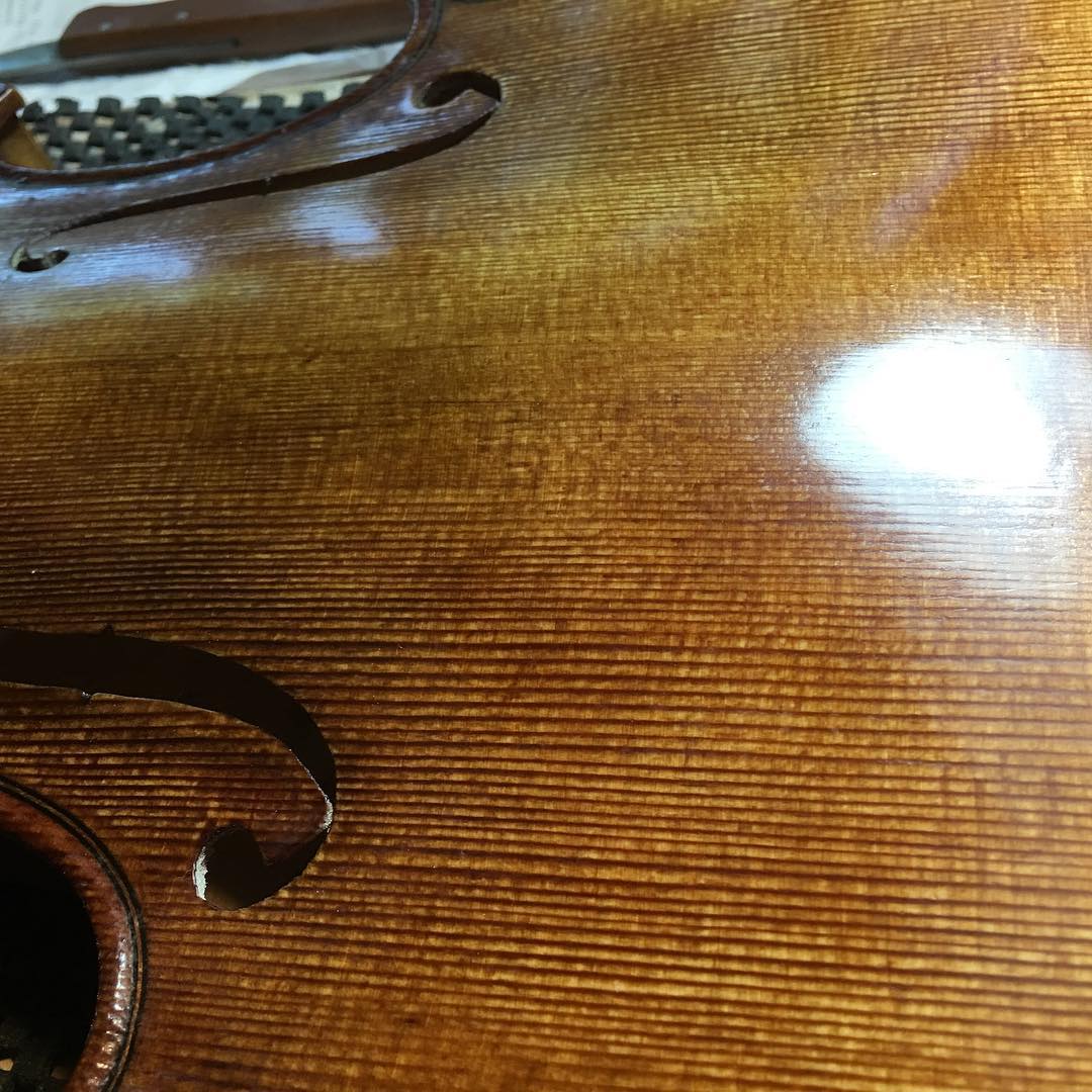 Violin Ivan top plate